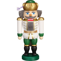 Exklusiv König weiß-grün 20cm