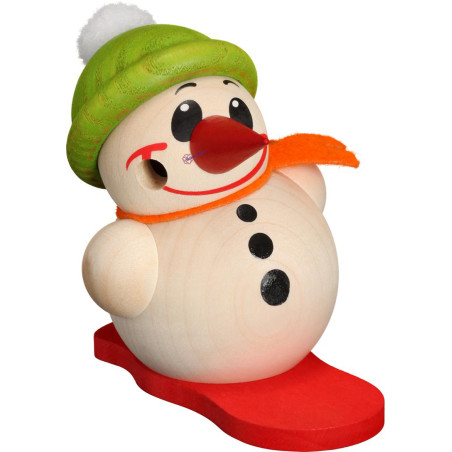 Cool-Man mit Snowboard & Bommelmtze