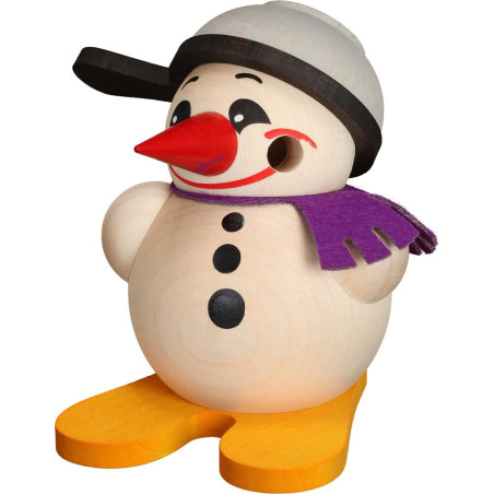 Cool-Man mit Ski & Pfanne