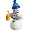 Schneemann mit Laterne 16cm