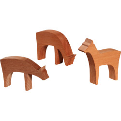 Rehe 3 teilig 4 x4 x1cm