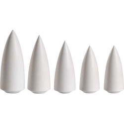 Bäume weiß 5 er Satz 9 x3,5...