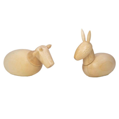 Ochse & Esel natur 3cm