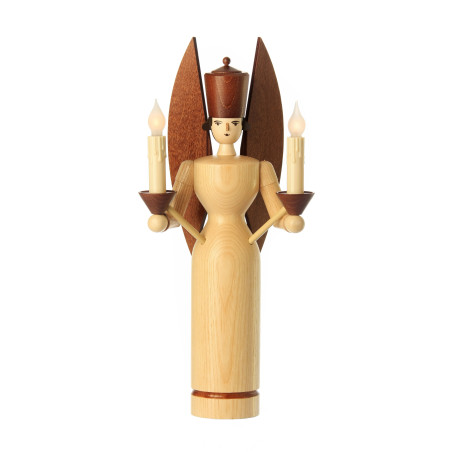 Lichterengel lasiert elektrisch beleuchtet 36cm