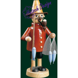 Räuchermann Fischer  16 cm