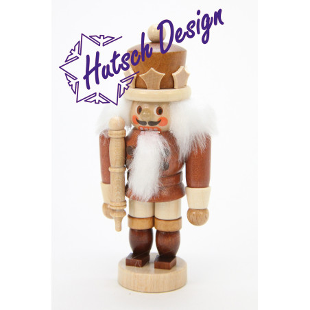 Nussknacker Mini König natur  10,5 cm