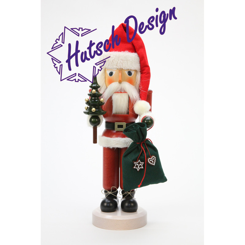 Nussknacker Weihnachtsmann lasiert  40,5 cm