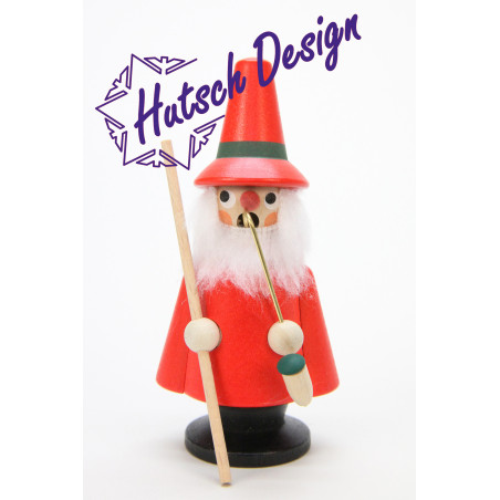 Räuchermann Wichtel rot  10,5 cm