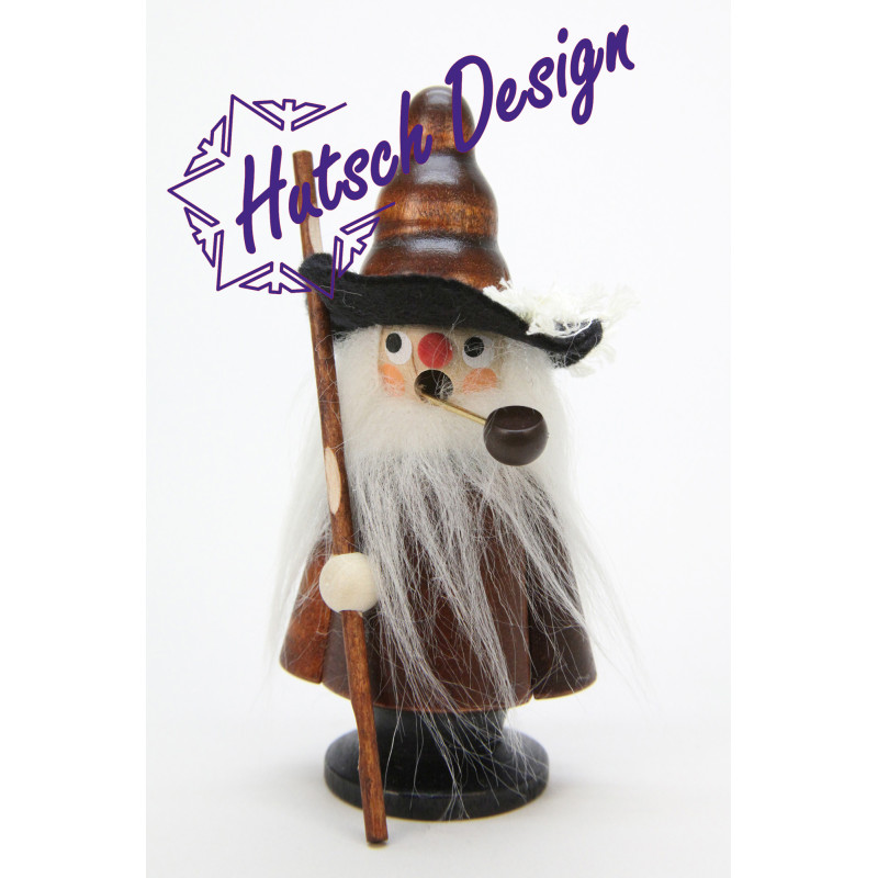 Räuchermann Wichtel natur  10,5 cm