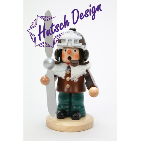 Räuchermann Pilot  21,5 cm