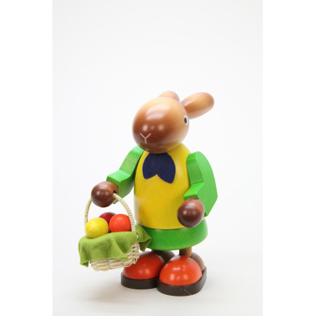 Hasenfrau mit Eierkorb  16,5 cm