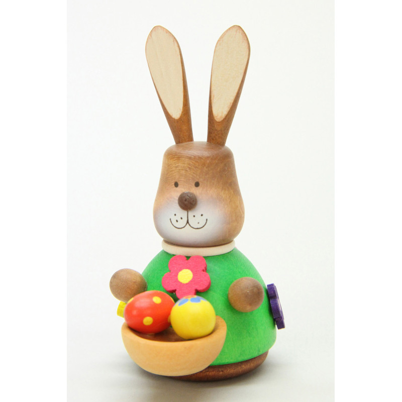 Wackelhase mit Eierkorb  9,8 cm