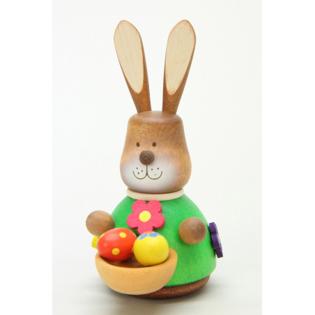 Wackelhase mit Eierkorb  9,8 cm
