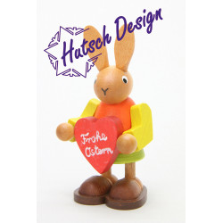 Häsin mit Herz  8,5 cm