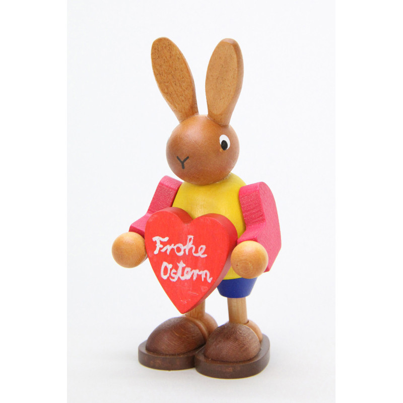 Hase mit Herz  8,5 cm