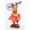 Hase mit Herz  8,5 cm