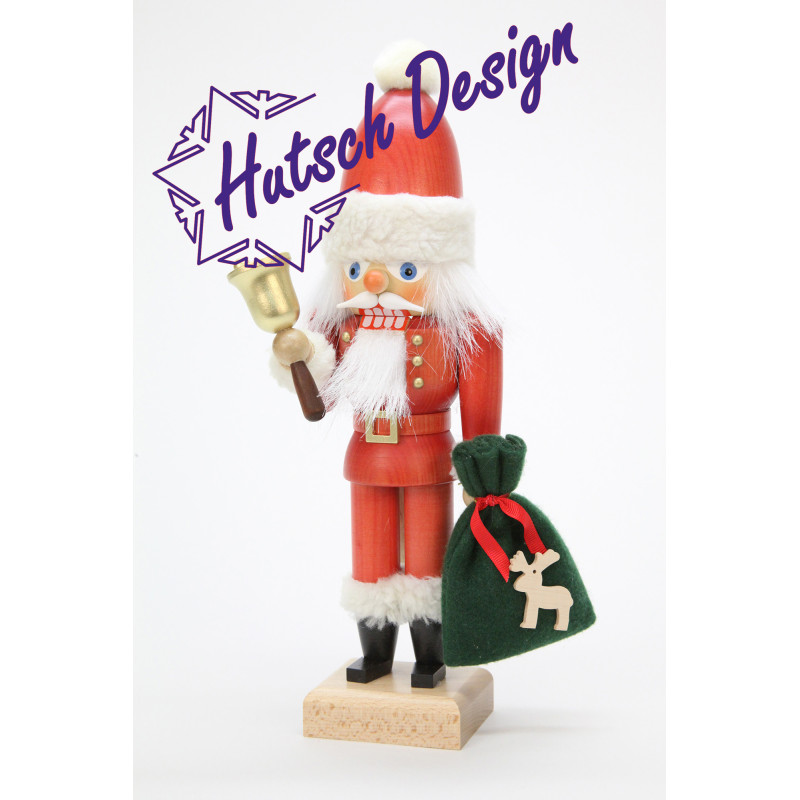 Nussknacker Weihnachtsmann mit Glocke  30,5 cm