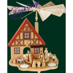 TischPyramide Haus Geburt...