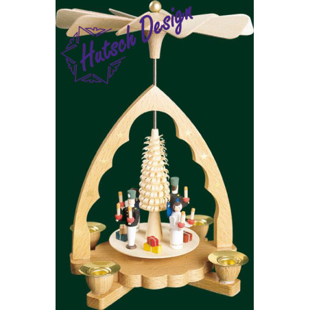 Pyramide Engel und Bergmann  19 cm