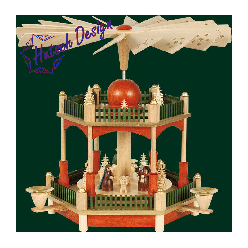 Pyramide Christi Geburt 1-st.  28 cm