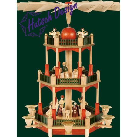 Pyramide Christi Geburt 2-st.  39 cm