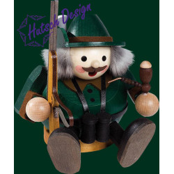 Kugelrauchmann Förster, sitzend  13 cm