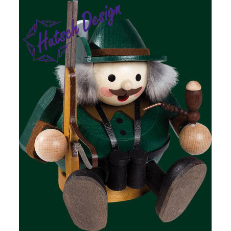 Kugelrauchmann Förster, sitzend  13 cm