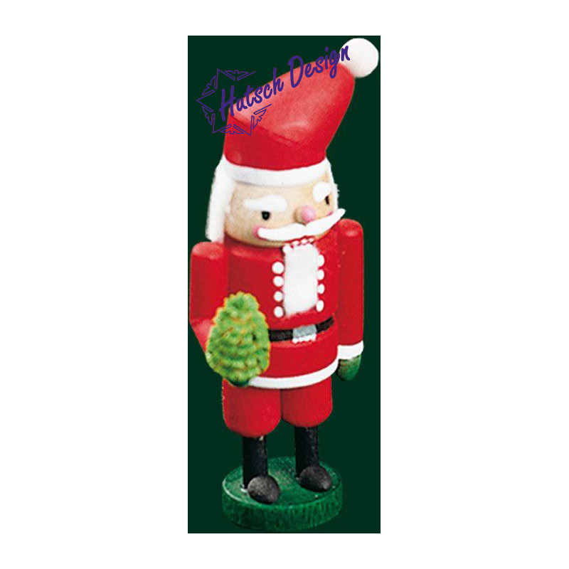 Mini-Nussknacker Weihnachtsmann  8 cm