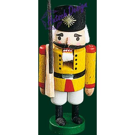 Mini-Nussknacker Soldat  8 cm