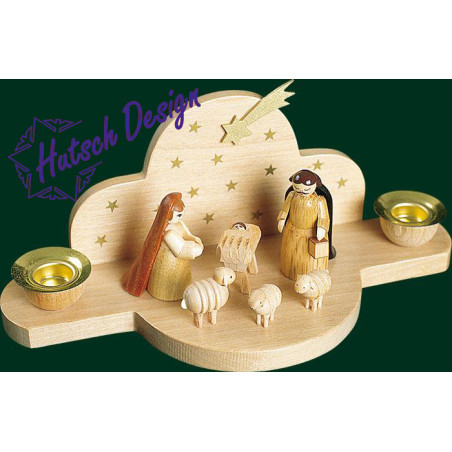 Kerzenhalter Christi Geburt  8 cm