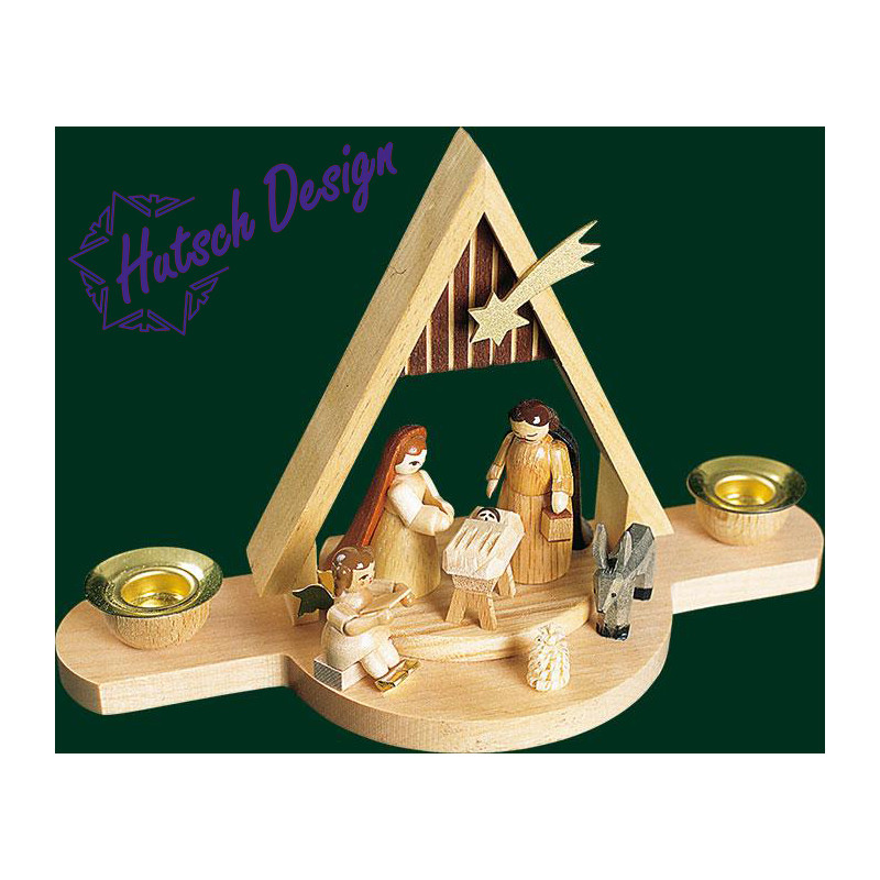 Kerzenhalter Christi Geburt  11 cm