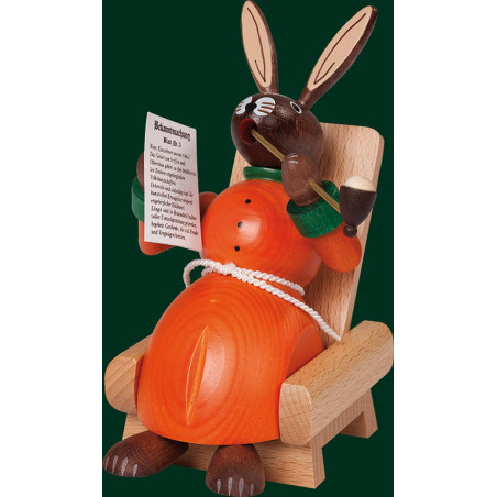 Hase im Lehnstuhl  14 cm