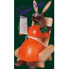 Hase im Lehnstuhl  14 cm