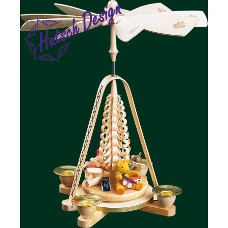 Pyramide spielende Bärenkinder  28 cm