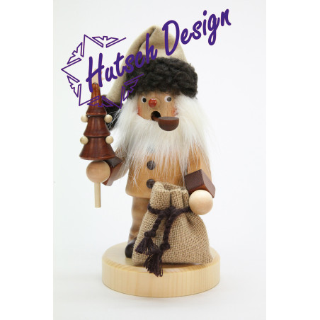 Räuchermann Weihnachtsmann natur  20,0 cm