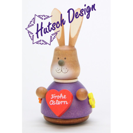 Wackelhase mit Herz  9,8 cm