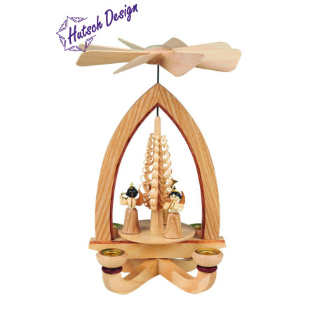 Pyramide mit Langrockengel mit Falten 28cm