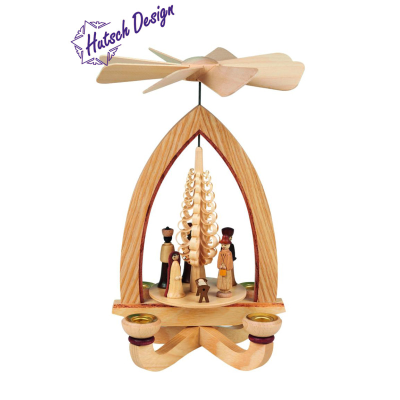 Pyramide mit Christi Geburt 28cm