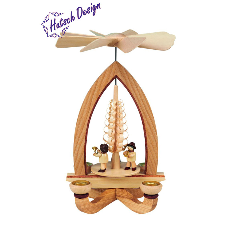 Pyramide mit Bläsertrio  (4,5 cm) 28cm