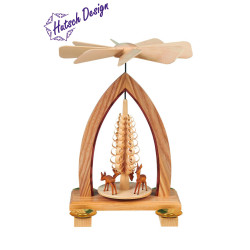 Pyramide mit Rehe 26cm