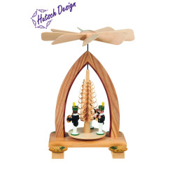 Pyramide mit Bergleute...