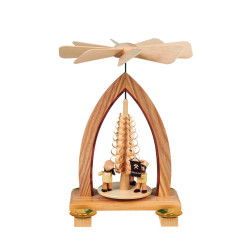 Pyramide mit Bergmannszug 26cm