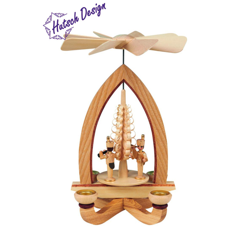 Pyramide mit Bergleute (natur)