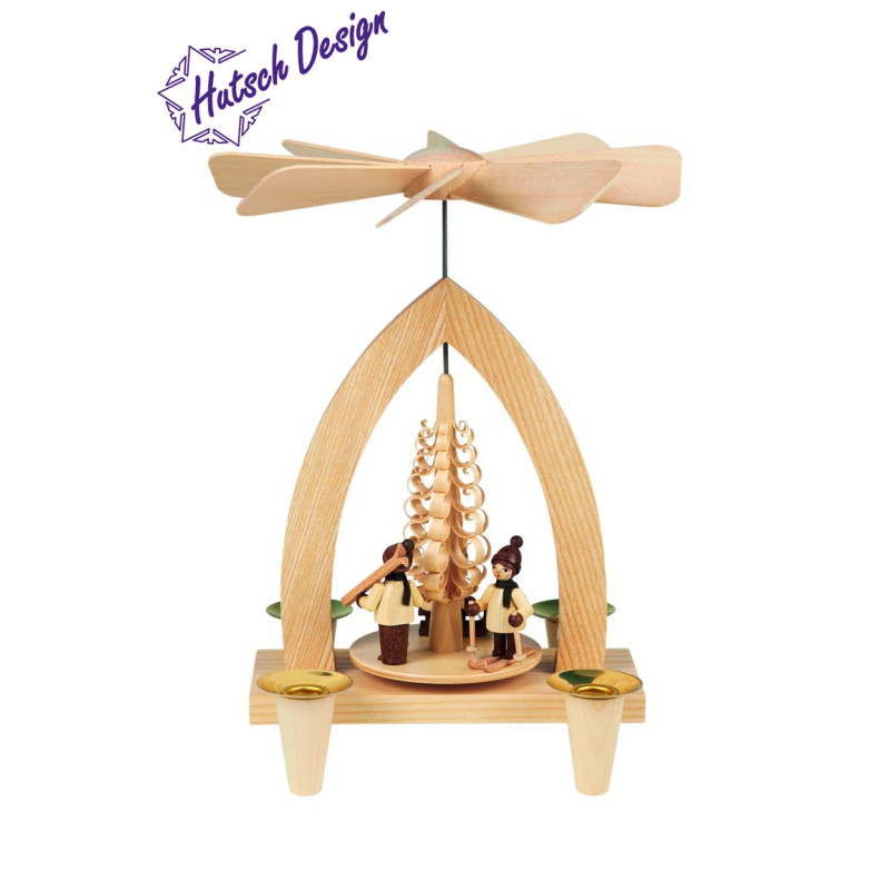 Pyramide mit Winterkinder