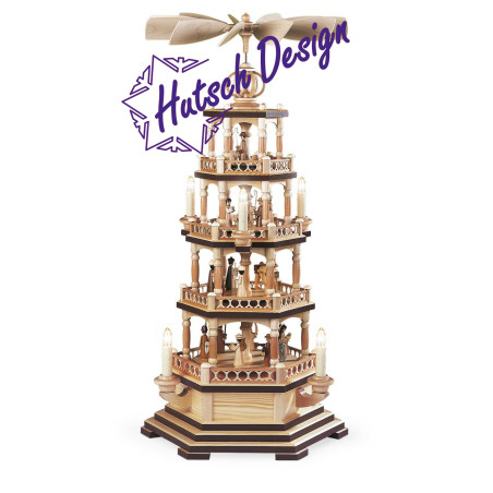 Pyramide Heilige Geschichte 4-stöckig, natur