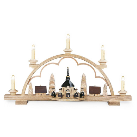 Schwibbogen Kurrende kl. Dorf