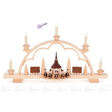 Schwibbogen Kurrende kleines Dorf, natur