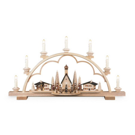 Schwibbogen Alpendorf, natur