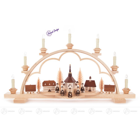 Schwibbogen Seiffener Dorf, natur