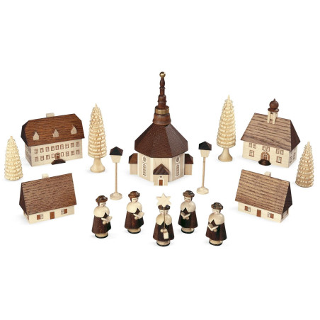 Seiffener Dorf mit Kurrende natur